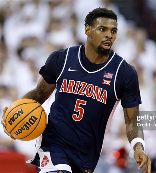 Mens Youth Arizona Wildcats #5 KJ Lewis Navy Retro College Basketball Game Jersey