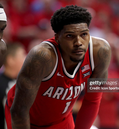 Mens Youth Arizona Wildcats #1 Caleb Love Red College Basketball Game Jersey