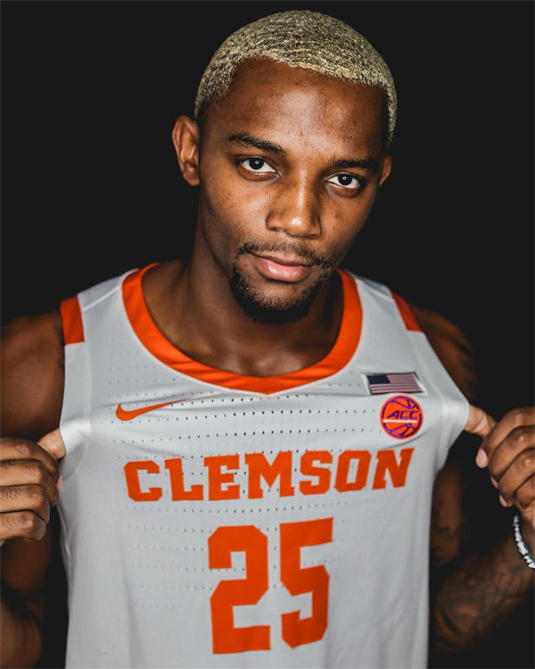 Mens Youth Clemson Tigers Custom White Basketball Game Jersey