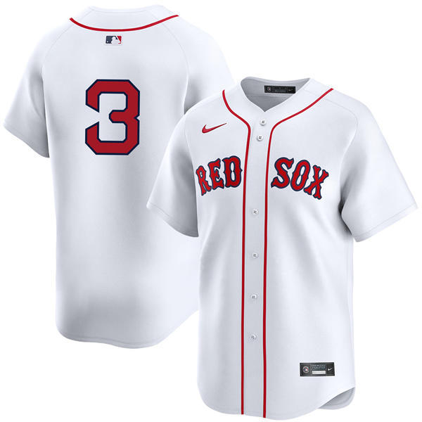 Youth Boston Red Sox #3 Ceddanne Rafaela Nike White Home Jersey