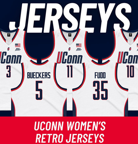 Unisex UConn Huskies Custom Nike White Retro NCAA Women's Basketball Jersey