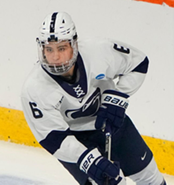 Mens Youth Penn State Nittany Lions #6 Jimmy Dowd Jr. 2025 White College Hockey Game Jersey