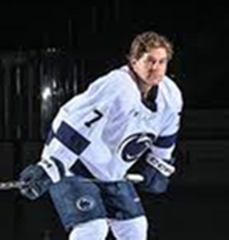 Mens Youth Penn State Nittany Lions #7 Carson Dyck  2025 White College Hockey Game Jersey