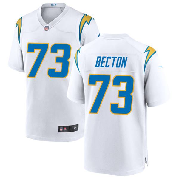 Youth Los Angeles Chargers #73 Mekhi Becton Nike White Limited Jersey