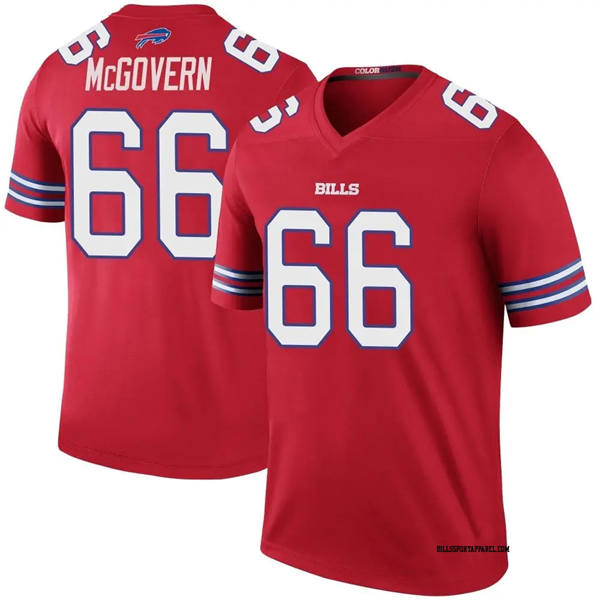 Youth Buffalo Bills #66 Connor McGovern Nike Red Alternate Limited Jersey