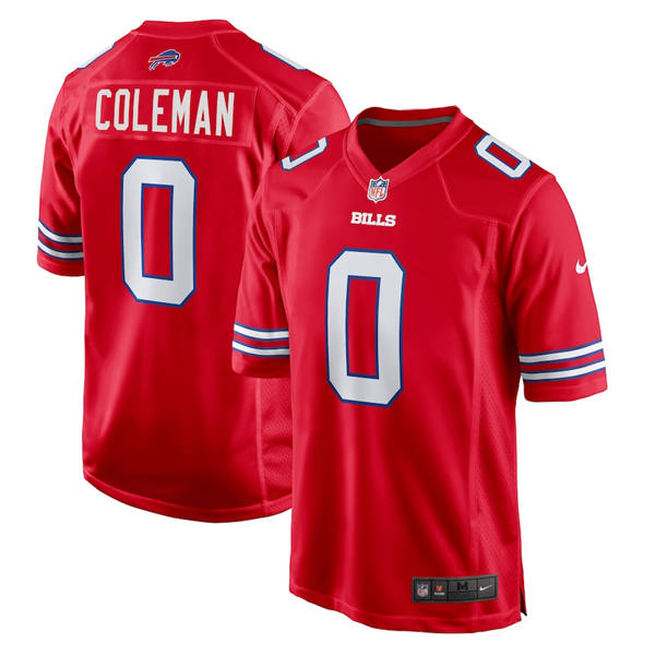 Youth Buffalo Bills #0 Keon Coleman Nike Red Alternate Limited Jersey