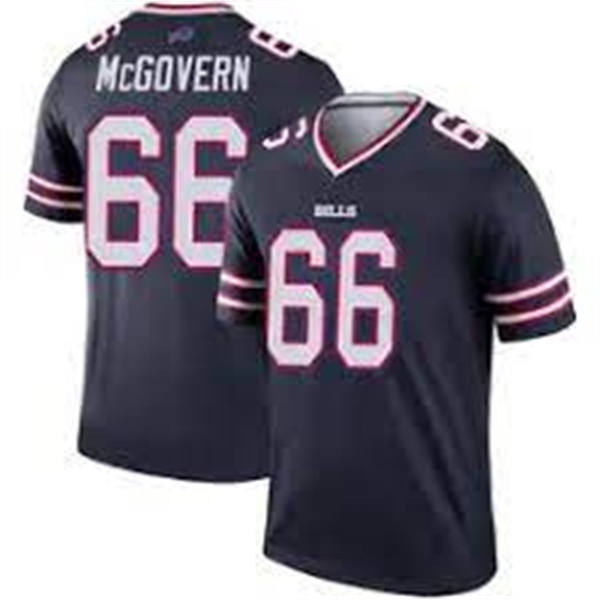 Youth Buffalo Bills #66 Connor McGovern Nike Navy Inverted Legend Limited Jersey