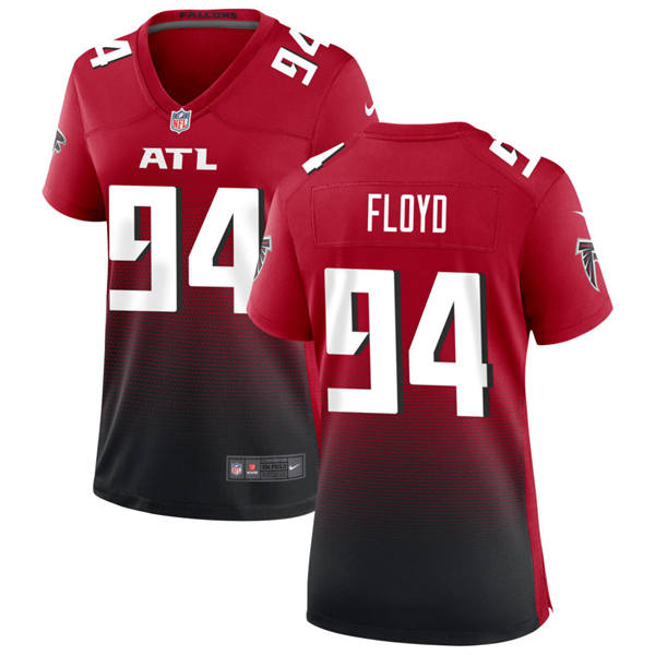 Women's Atlanta Falcons #94 Leonard Floyd Nike Red Limited Jersey