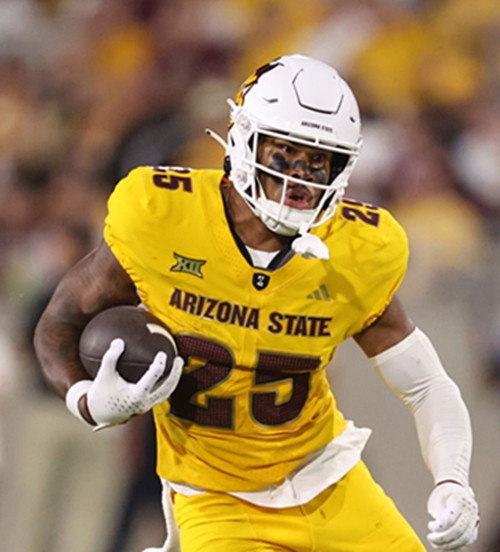 Mens Youth Arizona State Sun Devils #25 DeCarlos Brooks 2024 Gold College Football Game Jersey