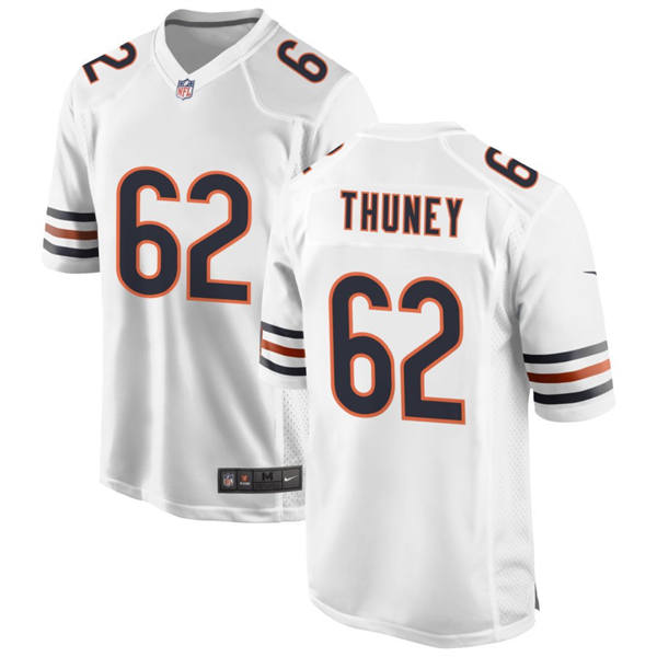 Youth Chicago Bears #62 Joe Thuney Nike White Limited Jersey