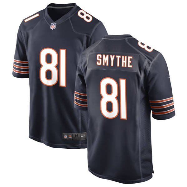 Youth Chicago Bears #81 Durham Smythe Nike Navy Limited Jersey