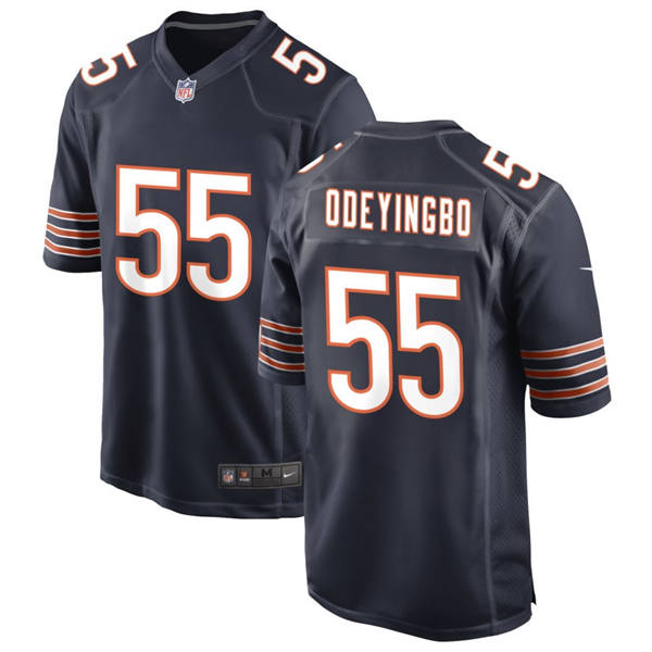 Youth Chicago Bears #55 Dayo Odeyingbo Nike Navy Limited Jersey