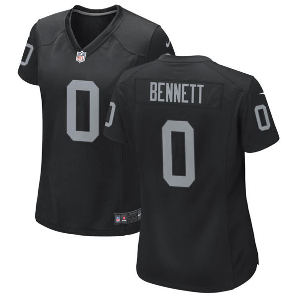 Women's Las Vegas Raiders #0 Jakorian Bennett Nike Black Limited Player Jersey