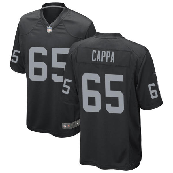 Men's Las Vegas Raiders #65 Alex Cappa Nike Black Vapor F.U.S.E. Limited Player Jersey