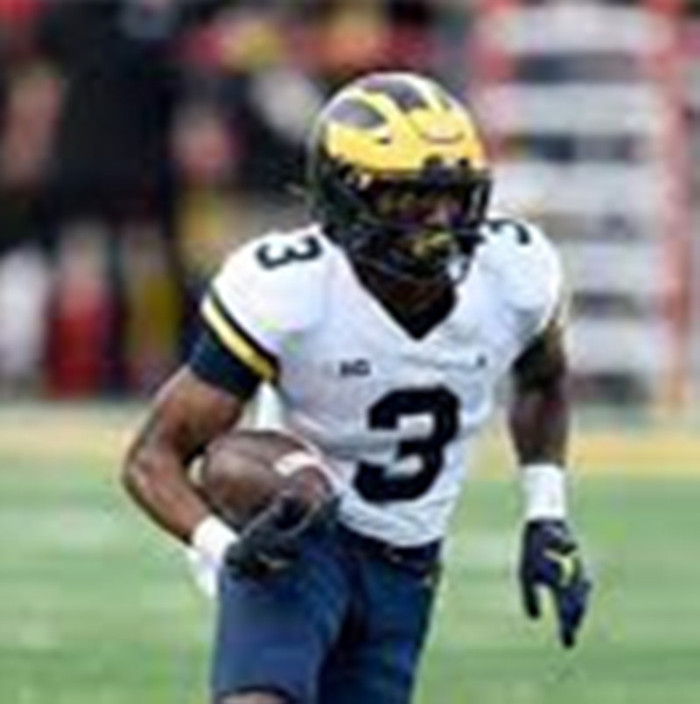 Mens Youth Michigan Wolverines #3 Fredrick Moore White College Football Game Jersey