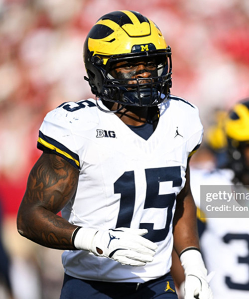 Mens Youth Michigan Wolverines #15 Ernest Hausmann White College Football Game Jersey