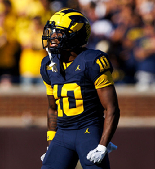 Mens Youth Michigan Wolverines #10 Zeke Berry Navy College Football Game Jersey