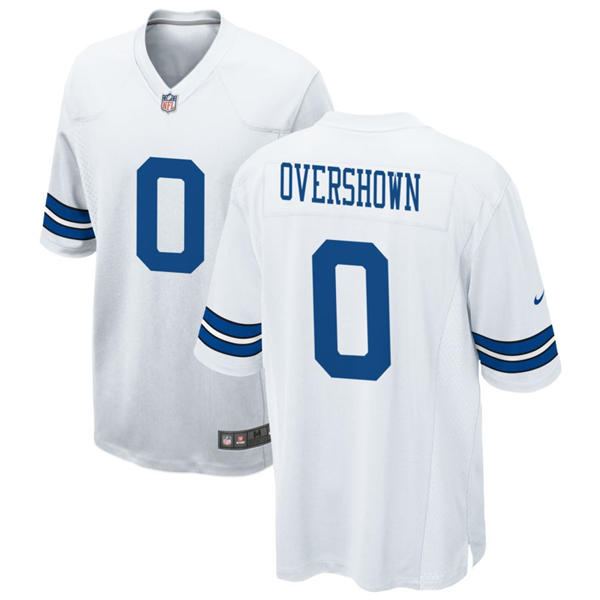 Mens Dallas Cowboys #0 DeMarvion Overshown Nike White Vapor F.U.S.E. Limited Jersey
