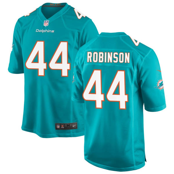 Mens Miami Dolphins #44 Chop Robinson Nike Aqua F.U.S.E. Vapor Limited Jersey