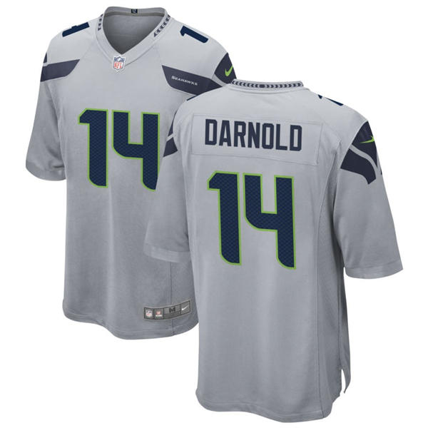 Youth Seattle Seahawks #14 Sam Darnold Nike Gray Limited Jersey