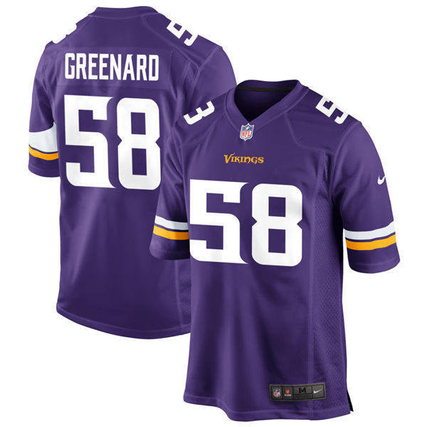 Youth Minnesota Vikings #58 Jonathan Greenard Nike Purple Limited Jersey