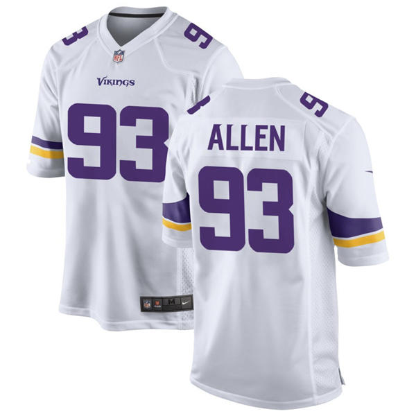 Youth Minnesota Vikings #93 Jonathan Allen Nike White Limited Jersey