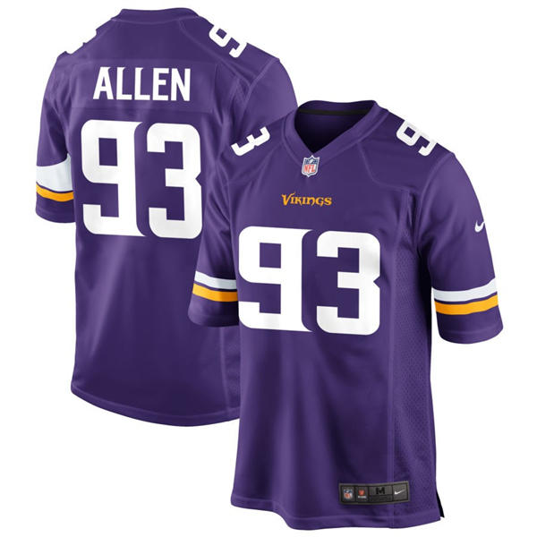 Youth Minnesota Vikings #93 Jonathan Allen Nike Purple Limited Jersey