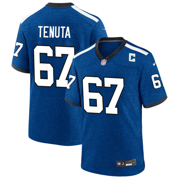 Mens Indianapolis Colts #67 Luke Tenuta Royal Indiana Nights Alternate Vapor F.U.S.E. Limited Jersey
