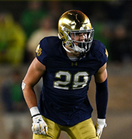 Mens Youth Notre Dame Fighting Irish #28 Luke Talich 2025 Navy College Football Game Jersey