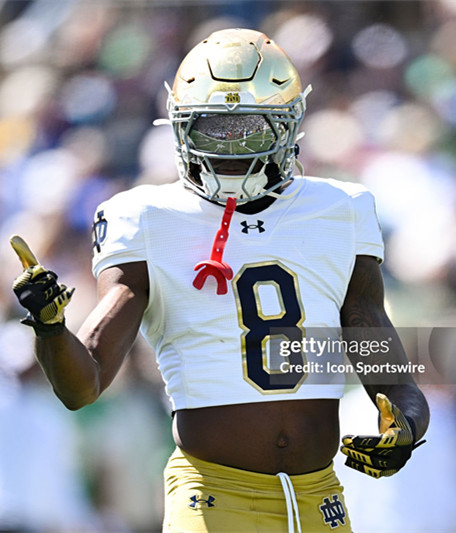 Mens Youth Notre Dame Fighting Irish #8 Adon Shuler 2025 White College Football Game Jersey