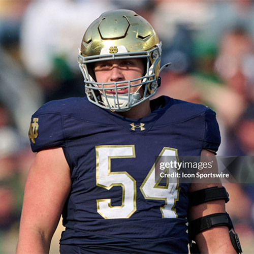 Mens Youth Notre Dame Fighting Irish #54 Anthonie Knapp 2025 Navy College Football Game Jersey
