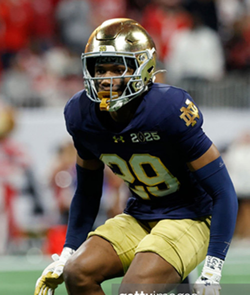 Mens Youth Notre Dame Fighting Irish #29 Christian Gray 2025 Navy College Football Game Jersey