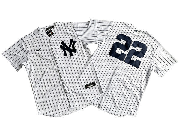 Mens New York Yankees #22 Ben Rice White Home Limited Player Jersey