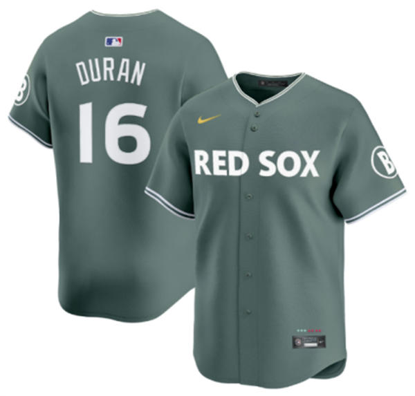 Mens Boston Red Sox #16 Jarren Duran Green 2025 City Connect 2.0 Limted Jersey