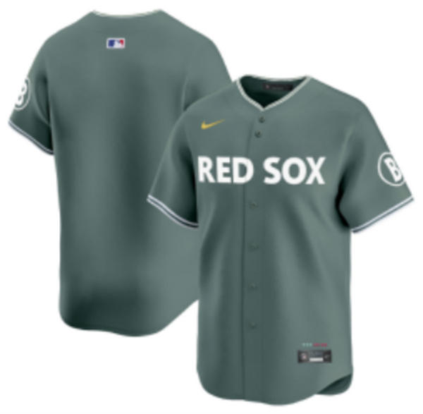 Mens Boston Red Sox Blank Green 2025 City Connect 2.0 Limted Team Jersey
