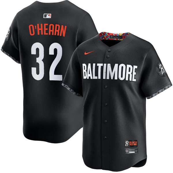 Mens Baltimore Orioles #32 Ryan O'Hearn Nike Black City Connect Limited Jersey
