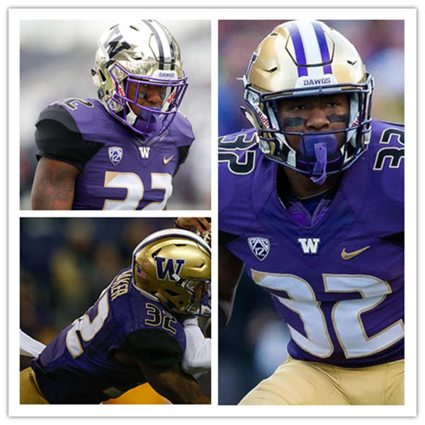 Mens Youth Washington Huskies #32 Budda Baker 2016 Purple College Football Jersey