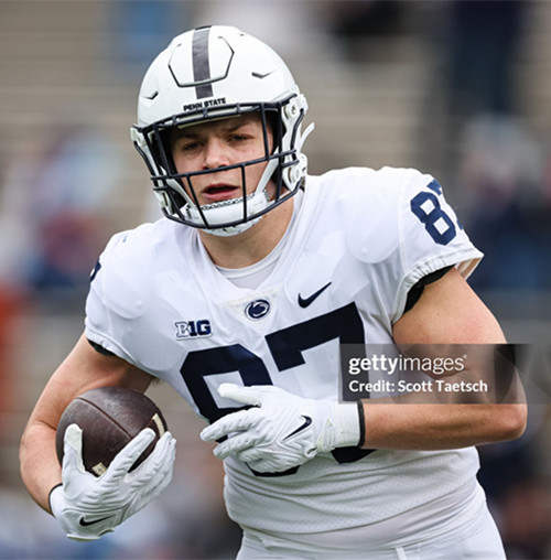 Mens Youth Penn State Nittany Lions #87 Andrew Rappleyea White College Football Game Jersey