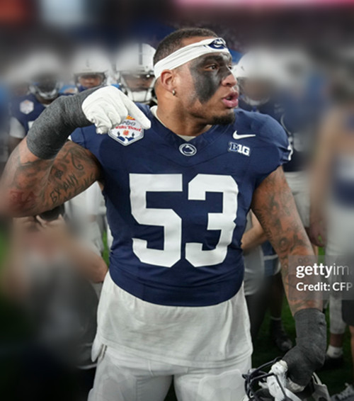 Mens Youth Penn State Nittany Lions #53 Nick Dawkins Navy College Football Game Jersey