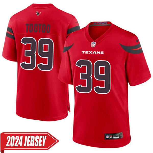 Men's Houston Texans #39 Henry To'oTo'o Nike Red Alternate F.U.S.E. Limited Player Jersey