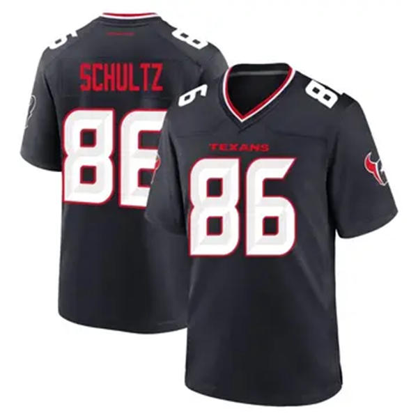 Men's Houston Texans #86 Dalton Schultz Nike Navy White Alternate F.U.S.E. Limited Player Jersey
