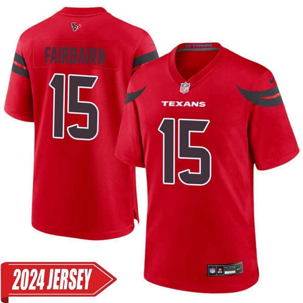 Men's Houston Texans #15 Ka'imi Fairbairn Nike Red Alternate F.U.S.E. Limited Player Jersey