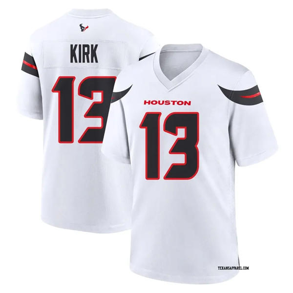 Men's Houston Texans #13 Christian Kirk Nike White Vapor F.U.S.E. Limited Player Jersey