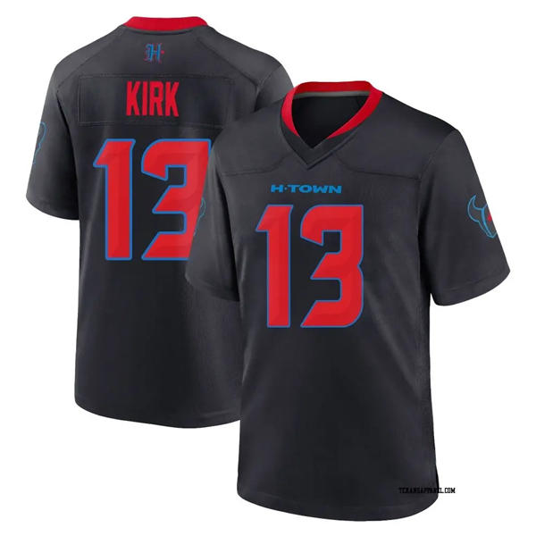 Men's Houston Texans #13 Christian Kirk Nike Navy Red 2nd Alternate H-Town F.U.S.E. Limited Player Jersey