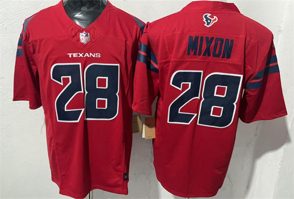 Men's Houston Texans #28 Joe Mixon Nike Red Alternate F.U.S.E. Limited Player Jersey