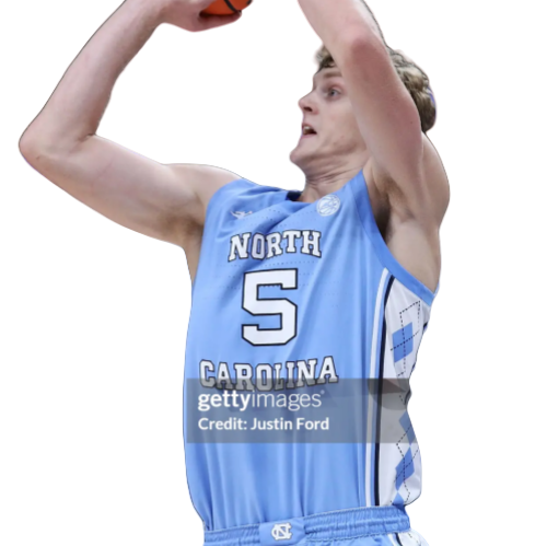 Mens Youth North Carolina Tar Heels #5 Cade Tyson Carolina Blue College Baseketball Game Jersey