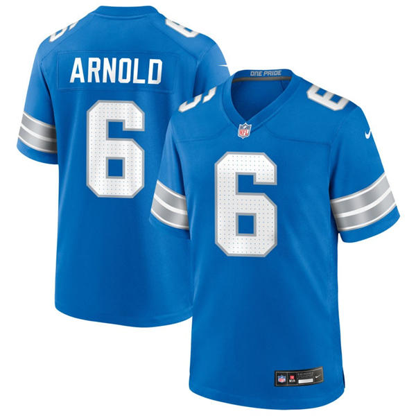 Youth Detroit Lions #6 Terrion Arnold Nike Blue Vapor F.U.S.E. Limited Jersey
