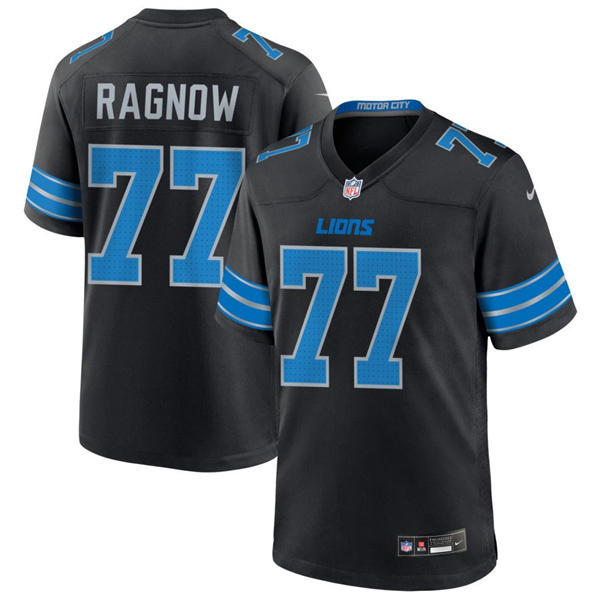 Youth Detroit Lions #77 Frank Ragnow Nike Black 2nd Alternate Vapor F.U.S.E. Limited Jersey