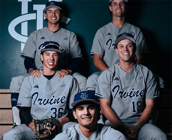 Mens Youth UC Irvine Anteaters Custom Gray two-Button Pullover Baseball Game Jersey