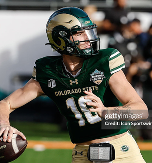 Mens Youth Colorado State Rams  #16 Brayden Fowler-Nicolosi 2025 Green College Football Game Jersey